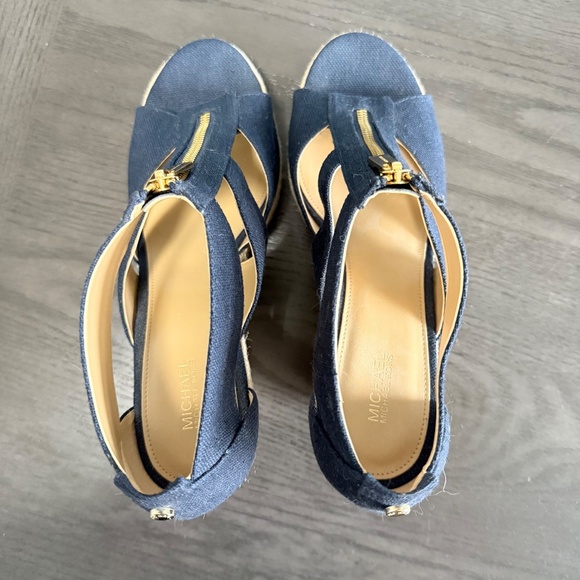 Michael Kors Damita Platform Wedge Sandals Size 10 M - Picture 4 of 10